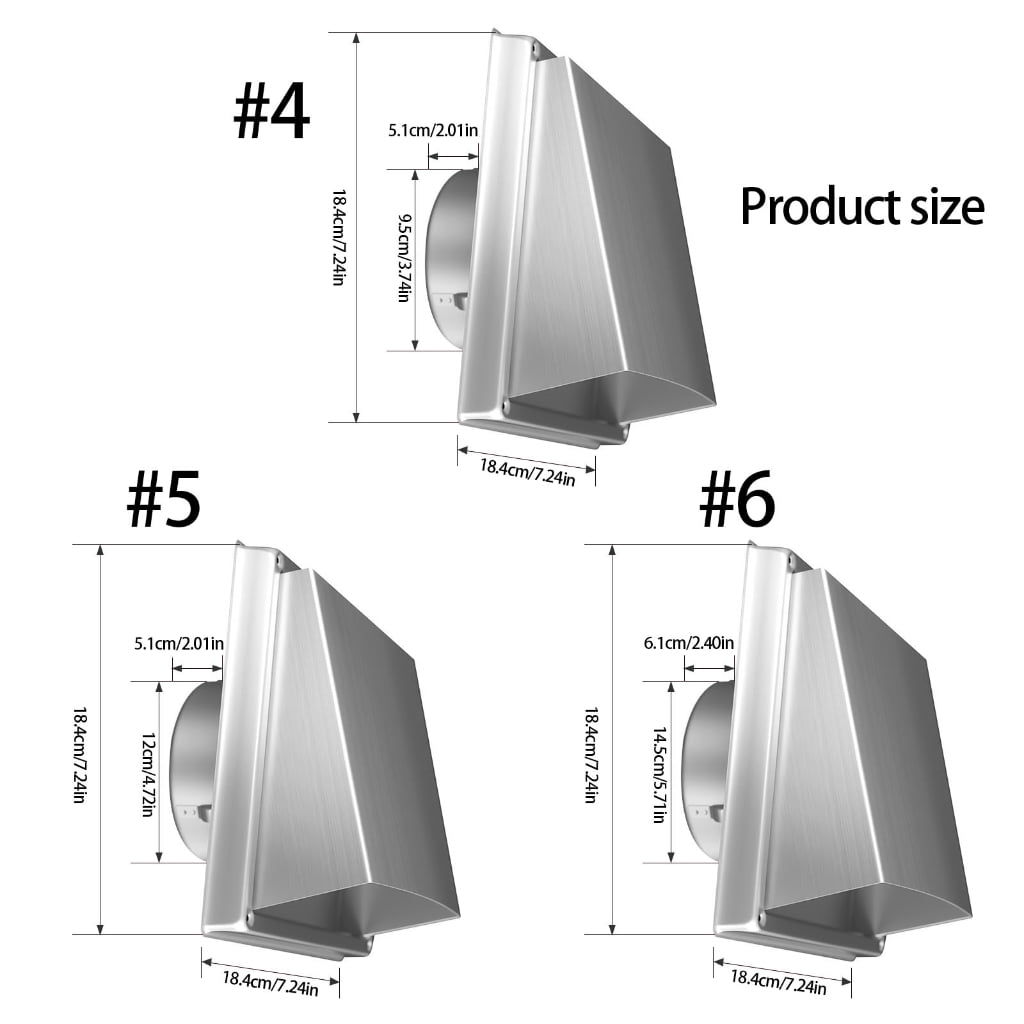 Metal Air Outlet Wall Ceiling Air Vent Ducting Ventilation Exhaust Grille