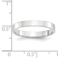 thumbnail image 3 of Primal Gold 14 Karat White Gold 3mm Lightweight Flat Band Size 11, 3 of 6