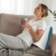 thumbnail image 5 of Orthopedic Memory Foam Lumbar Support Pillow Ergonomic Back Cushion 12.6"x9.4"x5.1" Removable Washable Cotton Cover Pressure Relief for Office Chair Car Seat Home Use, 5 of 6