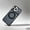 Black, variant on For iPhone 11 Phone Case,With Camera Lens Frame,360°Rotatable Ring Kickstand,Two-Color Anti-Scratch Matte Back Cover,Shockproof Non-Slip Drop Protection Hybrid Phone Case,White