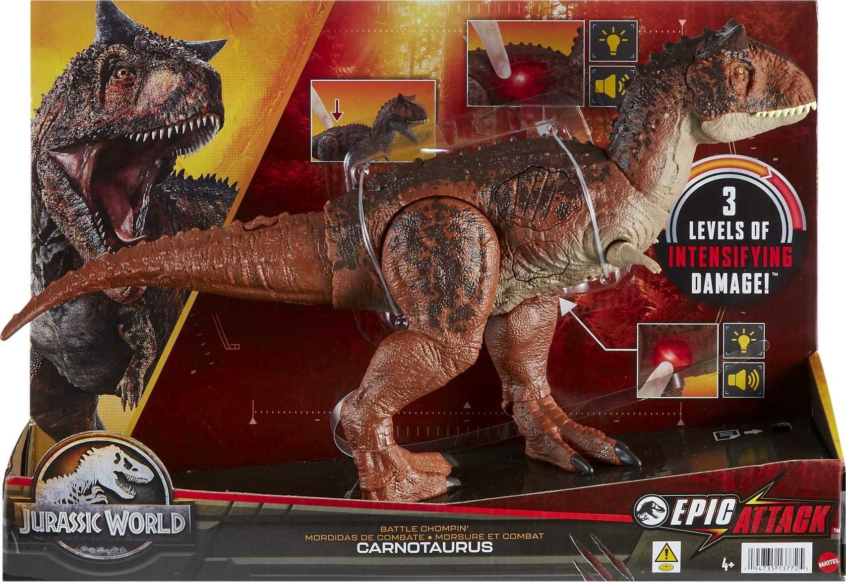 Jurassic World: Fallen Kingdom Dinosaur Toy Epic Attack Carnotaurus 