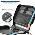 thumbnail image 6 of 3 Ring Zipper Binder with Shoulder Strap Waterproof Trapper Keeper 2 Inch D-Ring 500 Sheets Capacity Hello Rabbit Face, 6 of 7