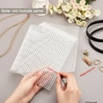thumbnail image 3 of Kit de bolsos de crochet para tejer a mano, kit para hacer bolsos tejidos a mano con láminas de lona de plástico y malla., 3 of 9