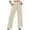 Khaki, variant on IROINNID Pants for Women Cargo Straight Tube Washed Retro Personalized Heavy Industry Ribbon Denim Work Pants,Khaki