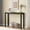 Caviar, variant on Kings Brand Furniture Russel Console Table - Modern Entryway Sofa Table, Behind The Couch, Hallway, Living Room, Red