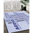 thumbnail image 3 of Ahgly Company Machine Washable Indoor Square Transitional Lavender Blue Area Rugs, 7' Square, 3 of 7