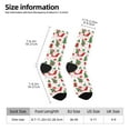 thumbnail image 2 of Rateoe Gnomes Merry Christmas for Women Casual Calf Socks - Cute Crew Socks - Thin Soft Above Ankle Socks Size 5-11, 2 of 6
