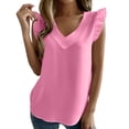 thumbnail image 1 of Blusas de Manga Larga para las Mujeres Color Sólido V-Cuello Cremallera Top Casual, Relajado Ajuste Blusa Diaria, 1 of 9