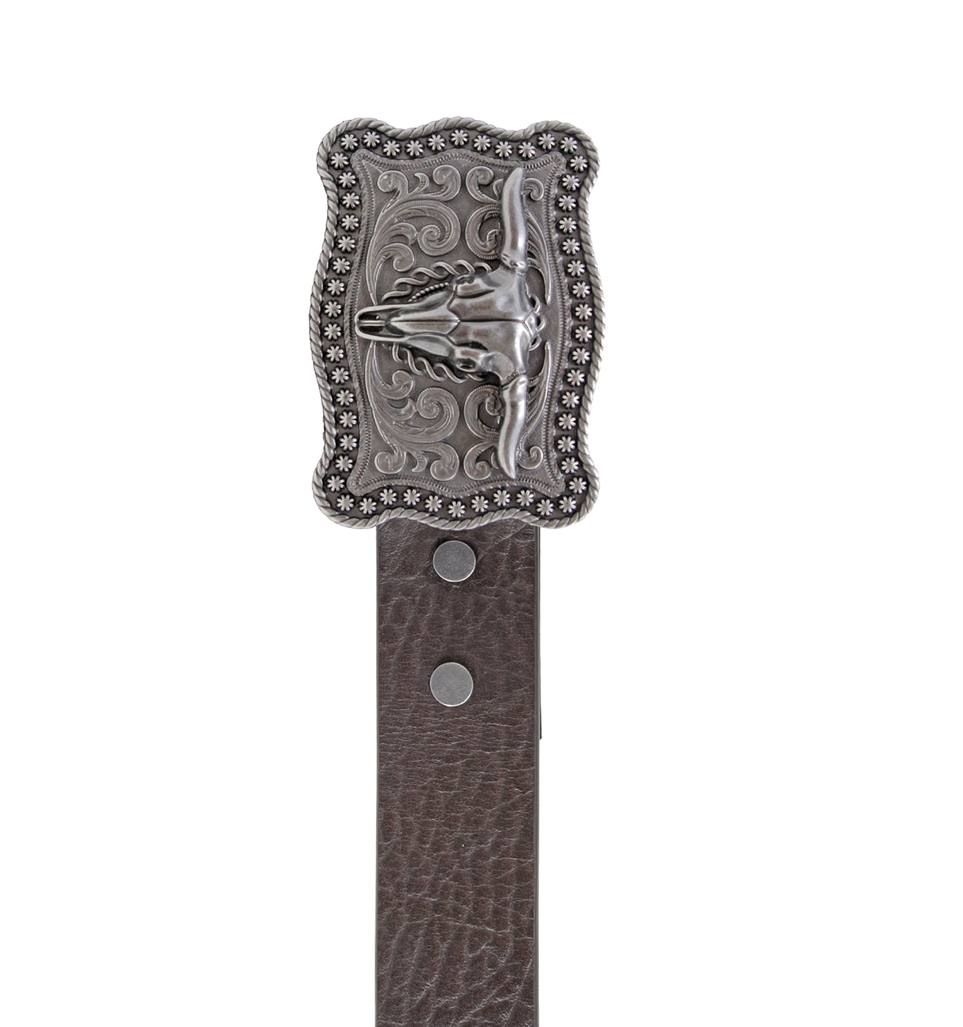Men's Wrangler 38mm Removable Western Bullhead Buckle