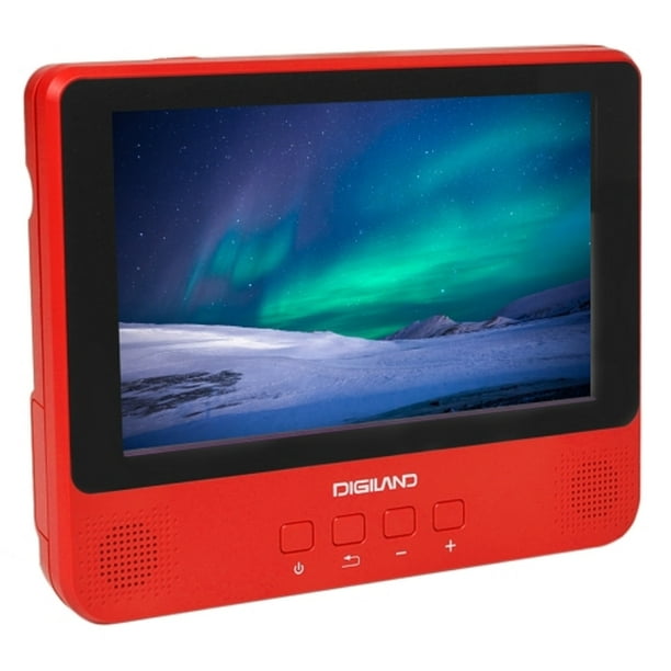 Envizen VMD9002 2in1 QuadCore 1.3GHz 9" Tablet + DVD Player, Red