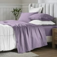 thumbnail image 3 of Superior Egyptian Cotton Deep Pocket 650 TC Sheet Set, Full, Wisteria, 3 of 9