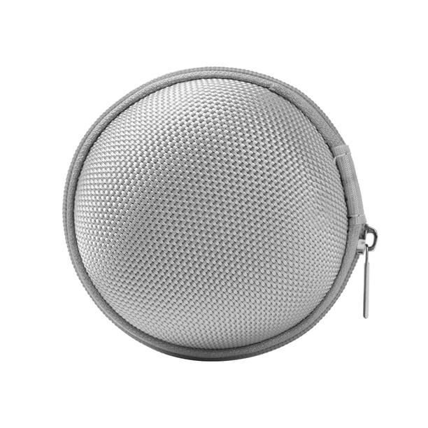 GOOHOCHY Estuche rígido de viaje con cremallera, protector portátil y funda para altavoz (gris)