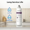 thumbnail image 5 of Waterdrop G3P600-CFCBROFilter, Replacement for Waterdrop G3P600 Reverse Osmosis System, Pack of 1 G3-N1CF, 1 G3-N3CB, and 1 G3P600-RO Set Filter, 5 of 7