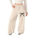thumbnail image 2 of Girls Printed Athletic Pants Soft Casual Joggers with Elastic Waistband For Play and Everyday Wear, 2 of 5