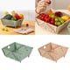 thumbnail image 2 of Multifunctional Foldable Strainer Foldable Storage Basket For Kitchen Drain Vegetables Fruits Berries Pastas apricot, 2 of 4