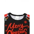 thumbnail image 6 of WIBACKER 1-12Years Toddler Boys Christmas Pajamas Set Toddler Girls Long Sleeve Tops and Pants 2 Piece Pjs Plaid Sleepwear, 6 of 10