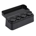 thumbnail image 1 of Organizador de monedas para coche, caja de almacenamiento portátil para monedas, color negro, para guardar cambios, para coche, 1 of 5