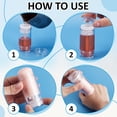 thumbnail image 3 of Empty Refillable Plastic Bottles for Aromatic Cream and Skin Column Clear 3.6x7.95cm Capacity: 30ml(1.01fl. oz) diy, 3 of 5