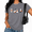 Grey, variant on Cozymy Ghost Pumpkin Halloween Graphic Tee Joy Short Sleeve Crewneck Print T Shirt