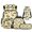 Excavator Print, variant on KUIFORTI Capybara Watermelon 4Pcs Elementary Girls Backpack Set, Kids Bookbag with Lunch Box for Back to School Supplies, School Bag with Pencil Case & Water Bottle Sleeve