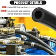 thumbnail image 4 of 1/2 Inch (12mm) ID Fuel Line Hose 20FT NBR Rubber Push Lock Hose High Pressure 300PSI for Automotive Fuel Systems Engines, 4 of 12