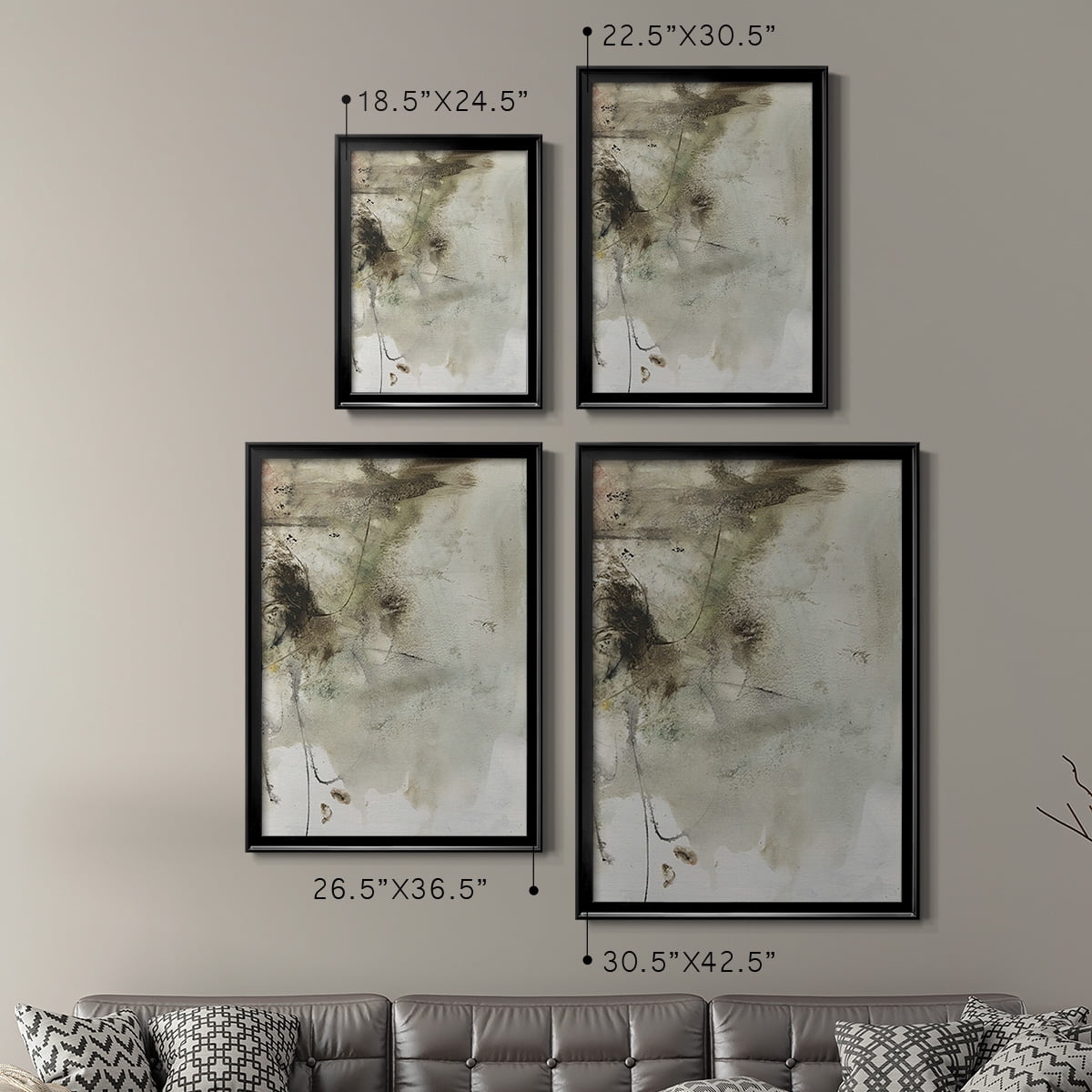 Soft Inspiration IV Premium Framed Print, in Gold, Black, or Silver - Ready to Hang
