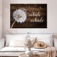 thumbnail image 2 of Elephant Stock Inhale Exhale Zen Vii Wall Art - Horizontal Canvas Wall Art - Living Room Wall Decor - Inspirational And Typography Canvas - Brown And Purple Decor - 51" x 34", 2 of 8