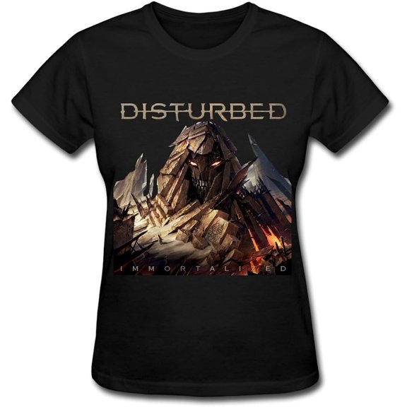 Sara Mayers clothes Women's Disturbed Immortalized 2015 Album T-Shirt