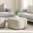 thumbnail image 4 of Simpli Home Moore 32 inch Wide Contemporary Irregular Large Ottoman in Natural Linen Look Fabric, 4 of 8