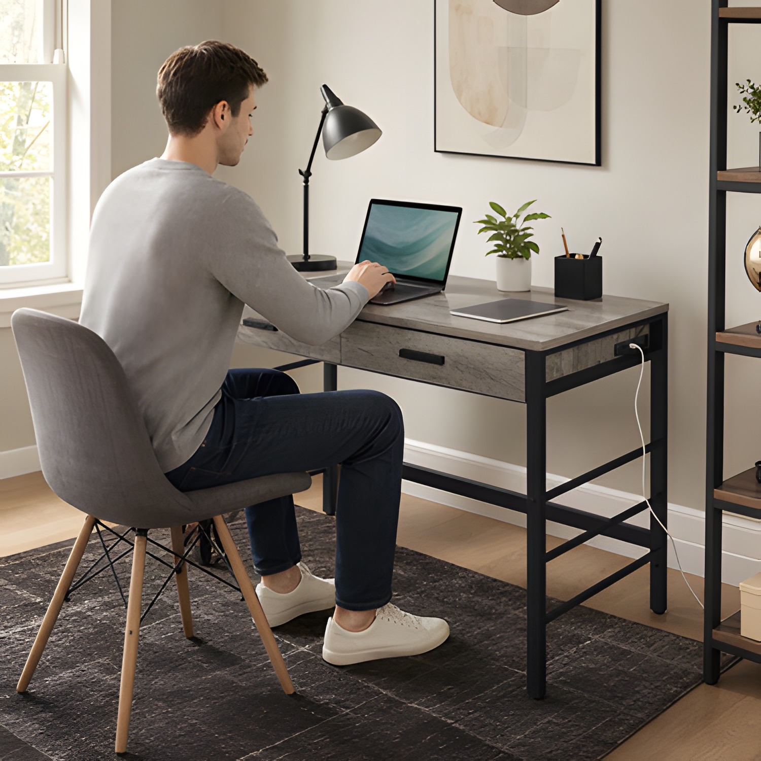 Writing Desk W/USB