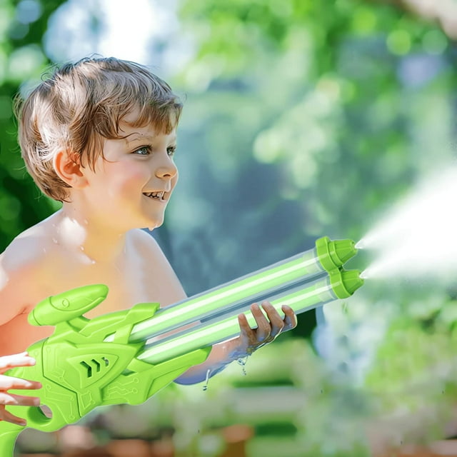 Xihbxyly Juguete de Agua con Rociador, Estilo Ciencia Ficción, Dos Cabezales de Rociado, Depósito de Agua Extraíble, Diseño Brillante, Gran Capacidad, Diversión Al Aire Libre, Juego Acuático para Pla