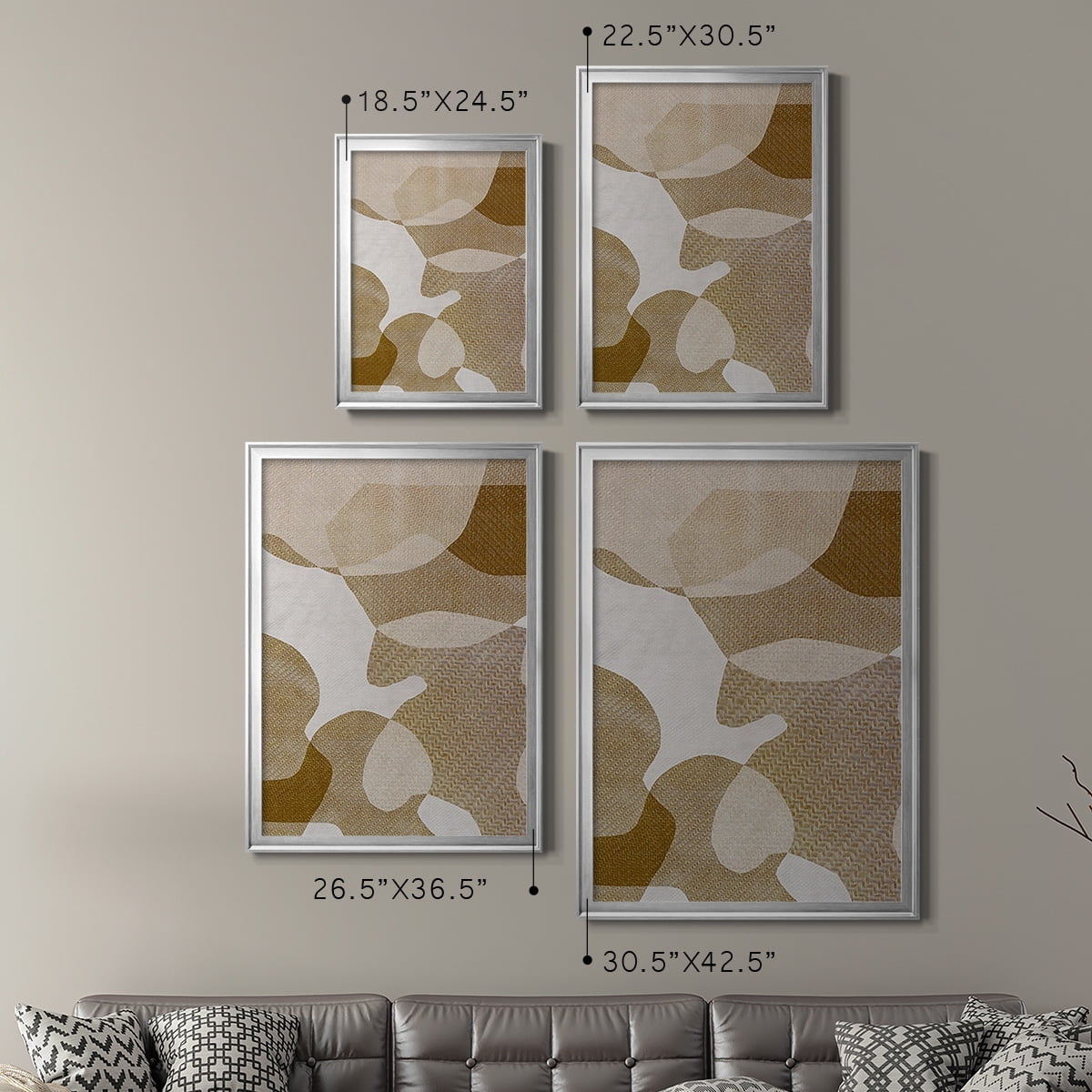 Texture Desert I Premium Framed Print, in Gold, Black, or Silver - Ready to Hang