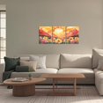 thumbnail image 2 of ZHONGYUTONG Boho Mountain Wall Art 3 Piece Canvas Print Boho Landscape Pictures Wall Decor for Bedroom Modern Sunrise Artwork Framed (11.00" x 14.00" x 3PCS), 2 of 5