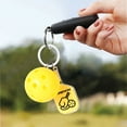thumbnail image 4 of geerera Pickleball Racket Alloy Keychain Simulation Sports Pendant Pickleball Keychain, 4 of 6