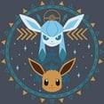 thumbnail image 2 of Women's Pokemon Eevee and Glaceon Circle  Racerback Tank Top, 2 of 4