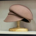 thumbnail image 5 of CoCopeaunts Newsboy Hats for Women Fashion Wool Winter Hat Sloping Brim Visor Cap Cabbie Beret Girls Paperboy Cap Ivy Hat, 5 of 7