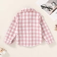 thumbnail image 3 of Younger Tree Toddler Boy Girl Fall Flannel Shirt Kid Baby Long Sleeve Button Down Plaid Shirts for 12-18 Months, 3 of 7