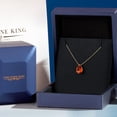 thumbnail image 5 of Gem Stone King 14K Yellow Gold Poppy Topaz Pendant Necklace for Women | 1.00 Cttw | Gemstone November Birthstone | Pear Shape 8X5MM | With 18 inch Chain, 5 of 6