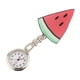 thumbnail image 2 of Reloj de bolsillo de enfermera de aleación con broche de clip con forma de fresa linda para mujer Salvador Reloj de bolsillo de enfermería, 2 of 10