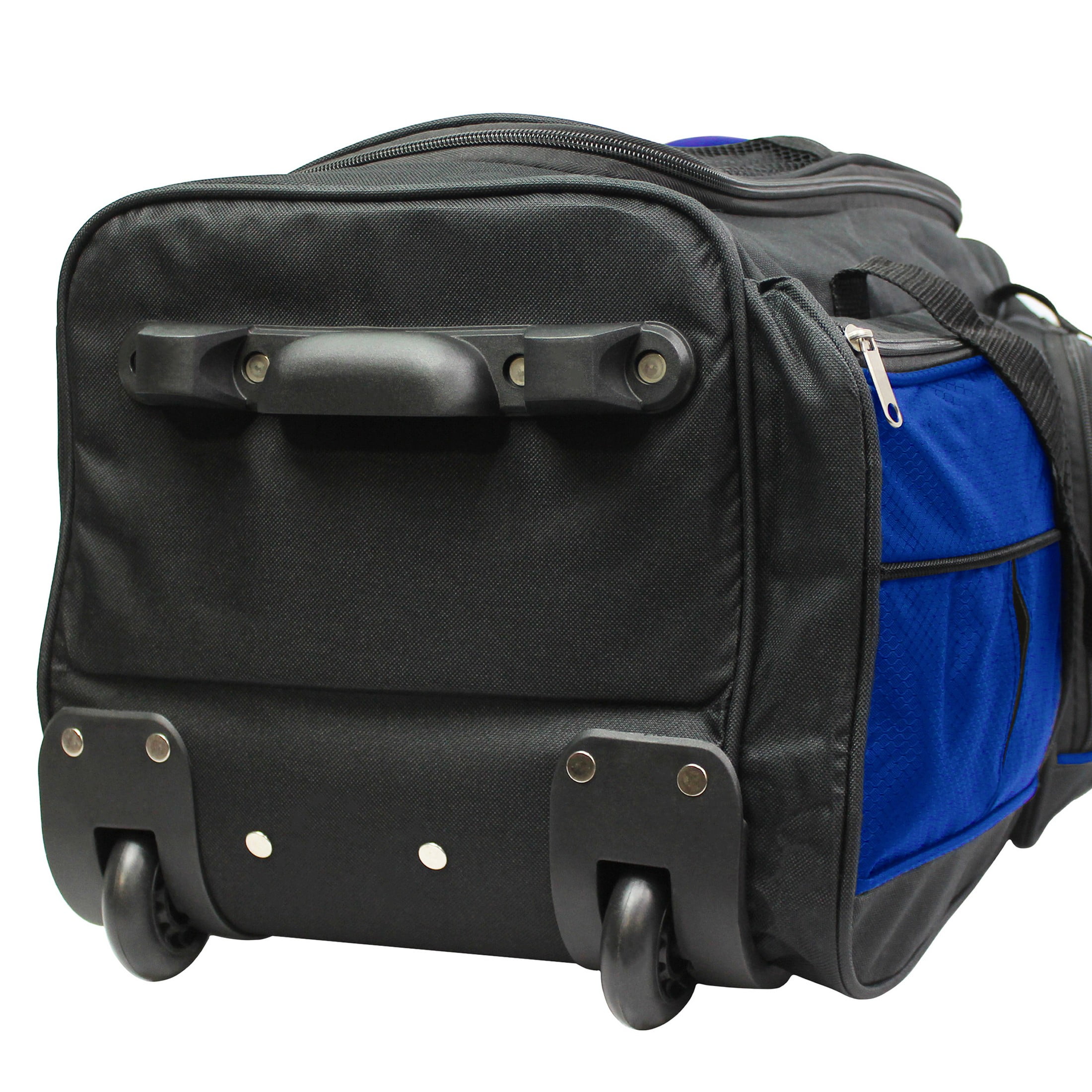Hipack 28-Inch Heavy Duty Rolling Duffle Bag - Blue