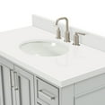 thumbnail image 6 of Ariel Stafford 43 Inch Single Oval Sink Vanity With White Quartz Countertop W/1.5" Edge In Grey, 6 of 10