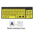 thumbnail image 3 of Teclado y ratón inalámbricos Fonicer de tamaño completo, color amarillo, 3 of 8