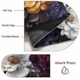 thumbnail image 6 of Round Rugs 4Ft, Seasonal Botanical Blooms Round Area Rug Washable Indoor Throw Carpet, Vintage Floral Spring Soft Non Slip Circle Rug for Kitchen Nursery Room Home Decor Aesthetic, 6 of 8