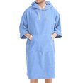 thumbnail image 1 of HBFAGFB Pyjama pour Hommes Confortable à Capuche avec Cordon de Serrage Robe de Spa Décontractée avec Poche BU2 Taille Unique, 1 of 4
