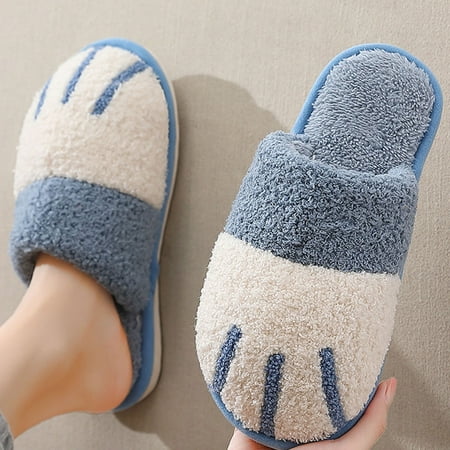 

Gubotare Womens Slippers House Slippers with Arch Support Women Slip on Slippers Winter Warm Comfy Slippers Casual House Comfort Shoes Blue 10
