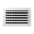 thumbnail image 2 of Tru Aire 4907291 4 x 8 in. 1-Way White Aluminum Wall & Ceiling Register, 2 of 2