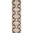 thumbnail image 3 of SAFAVIEH Cottage Damjan Geometric Floral Indoor/Outdoor Area Rug Brown/Cream, 5'3" x 7'7", 3 of 6