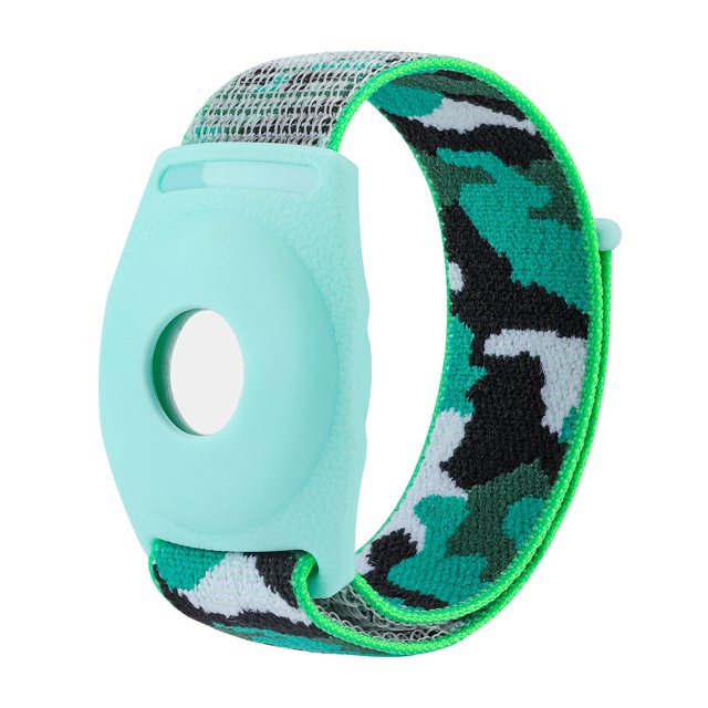 CSChome Étui de Protection pour Tout-Petit Bracelet Respirant Résistant à l'Usure Réglable en Nylon Support GPS Étui de Protection AirTag