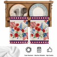 thumbnail image 5 of 250th Anniversary Floral Kitchen Towels Set of 2, Red Blue Stars 4th of July Rustic Absorbent Dish Towels for Kitchen, Microfiber Hand Towel, Quick Drying Tea Towel for Cleaning Decorative Dishcloths, 5 of 7