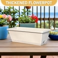 thumbnail image 3 of LOLIPPYY 1Set Rectangular Vegetable Planter Light Grey Resin Planter Pots for Garden Enthusiasts, 3 of 8